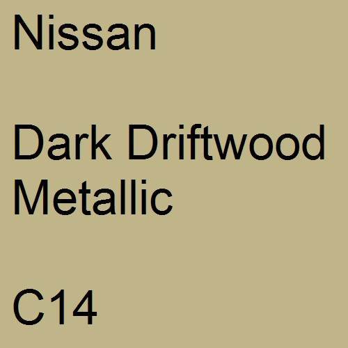 Nissan, Dark Driftwood Metallic, C14.